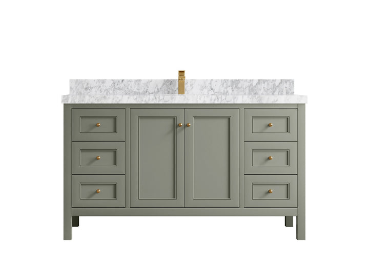 Nashville 60 in. W x 22 in. D Single Sink Bathroom Vanity - photo 29