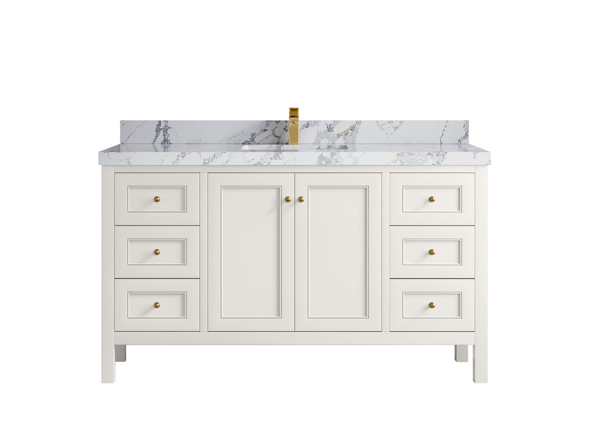 Nashville 60 in. W x 22 in. D Single Sink Bathroom Vanity - Willow Bath and Vanity