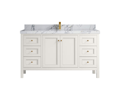 Nashville 60 in. W x 22 in. D Single Sink Bathroom Vanity - Willow Bath and Vanity