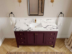 Nashville 60 in. W x 22 in. D Single Sink Bathroom Vanity - photo 42