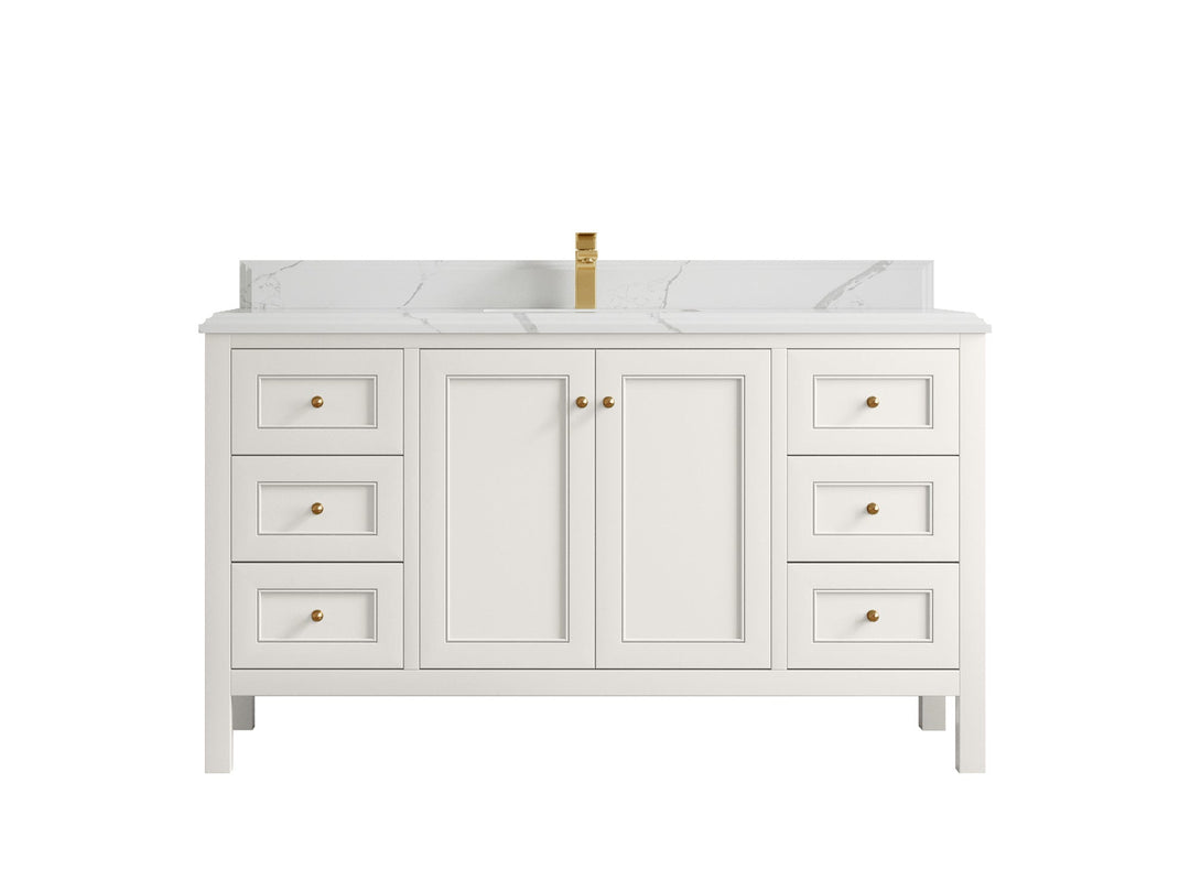 Nashville 60 in. W x 22 in. D Single Sink Bathroom Vanity - Willow Bath and Vanity
