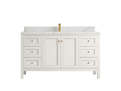 Nashville 60 in. W x 22 in. D Single Sink Bathroom Vanity - Willow Bath and Vanity
