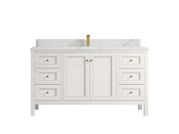 Nashville 60 in. W x 22 in. D Single Sink Bathroom Vanity - photo 33