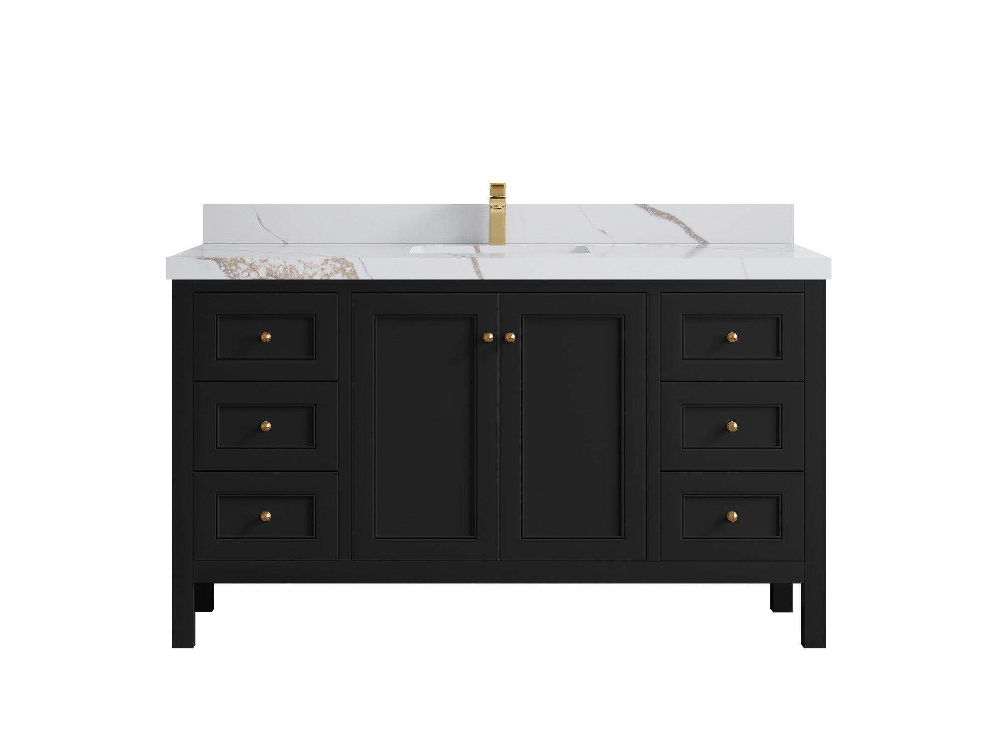 Nashville 60 in. W x 22 in. D Single Sink Bathroom Vanity - Willow Bath and Vanity