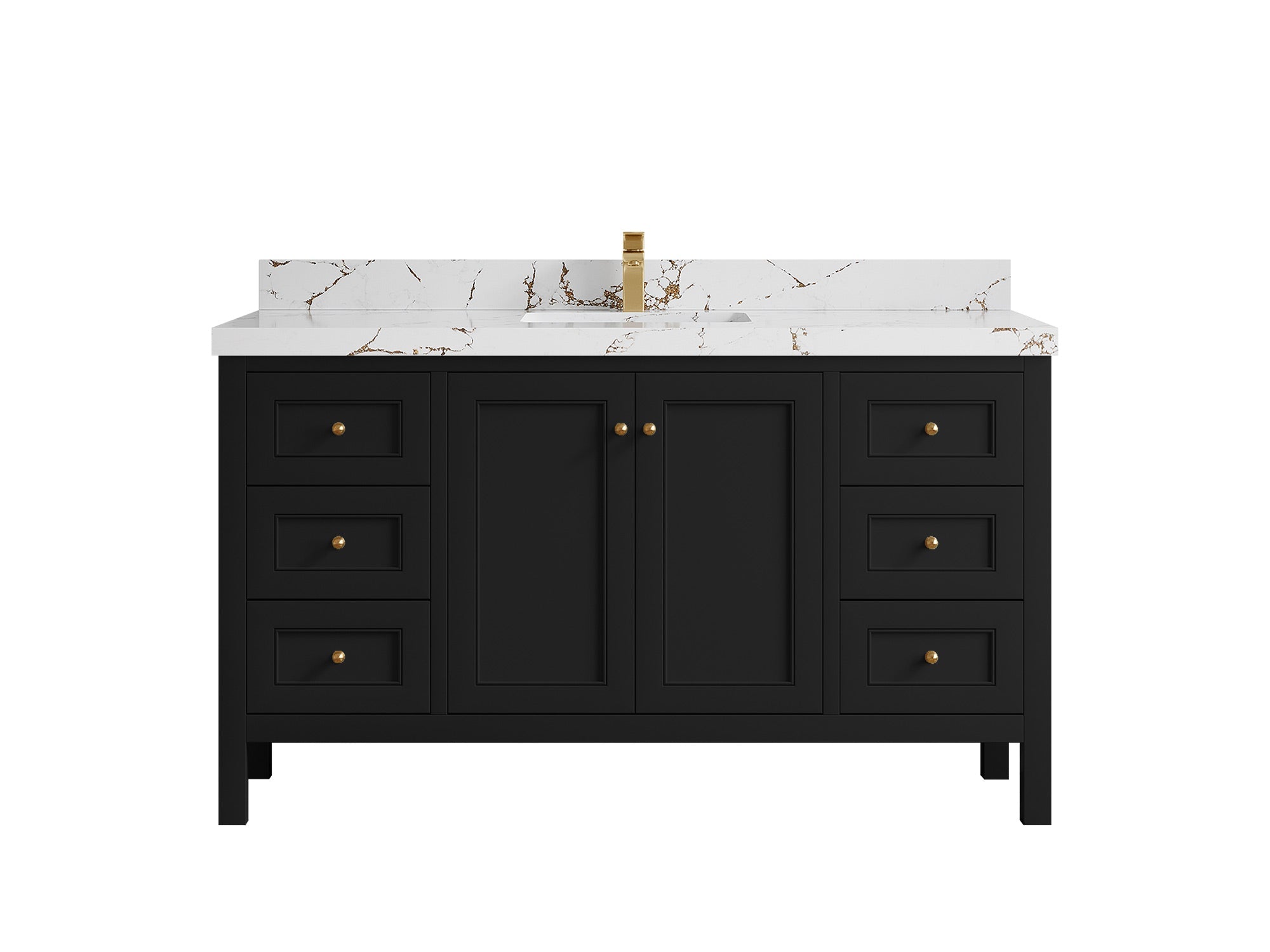 Nashville 60 in. W x 22 in. D Single Sink Bathroom Vanity - Willow Bath and Vanity
