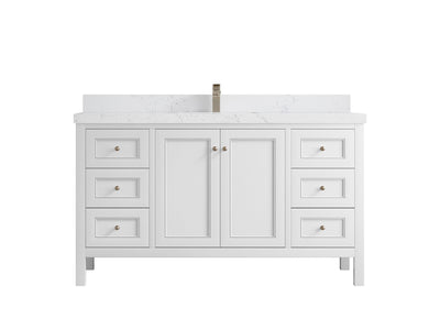 Nashville 60 in. W x 22 in. D Single Sink Bathroom Vanity - Willow Bath and Vanity