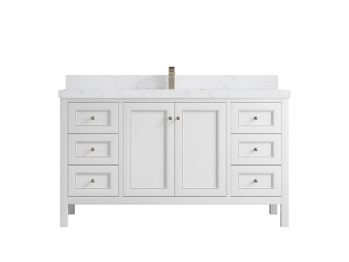 Nashville 60 in. W x 22 in. D Single Sink Bathroom Vanity - photo 27