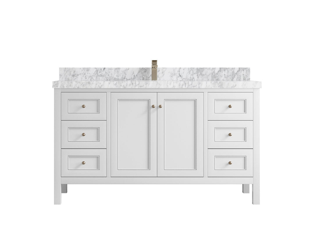 Nashville 60 in. W x 22 in. D Single Sink Bathroom Vanity - Willow Bath and Vanity