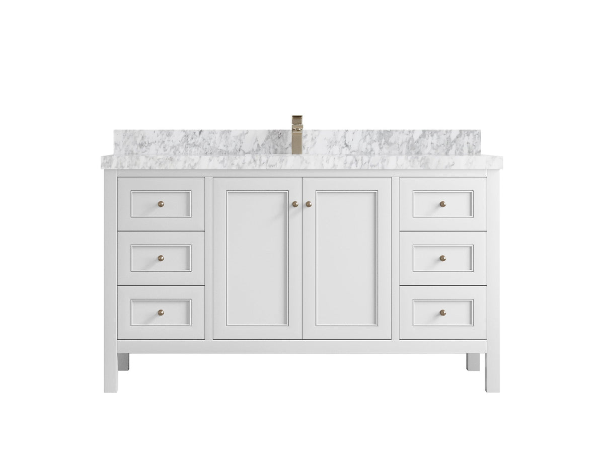 Nashville 60 in. W x 22 in. D Single Sink Bathroom Vanity - Willow Bath and Vanity
