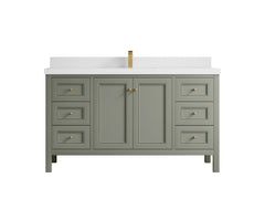 Nashville 60 in. W x 22 in. D Single Sink Bathroom Vanity - photo 15