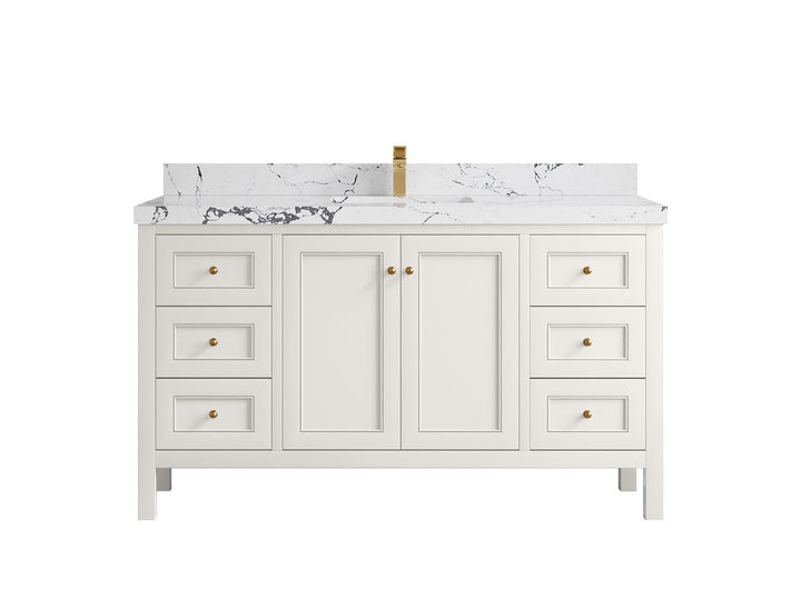 Nashville 60 in. W x 22 in. D Single Sink Bathroom Vanity - photo 49