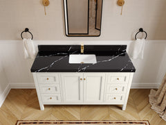 Nashville 60 in. W x 22 in. D Single Sink Bathroom Vanity - photo 16