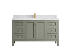 Nashville 60 in. W x 22 in. D Single Sink Bathroom Vanity - photo 23