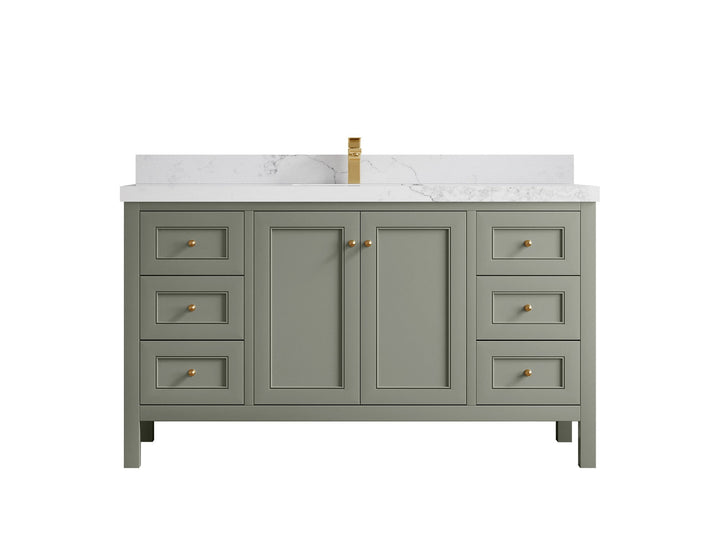 Nashville 60 in. W x 22 in. D Single Sink Bathroom Vanity - photo 23