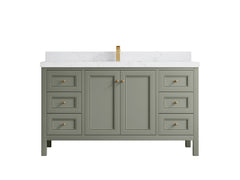 Nashville 60 in. W x 22 in. D Single Sink Bathroom Vanity - photo 39