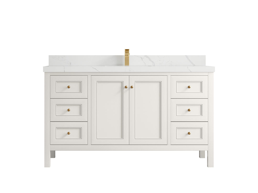 Nashville 60 in. W x 22 in. D Single Sink Bathroom Vanity - Willow Bath and Vanity