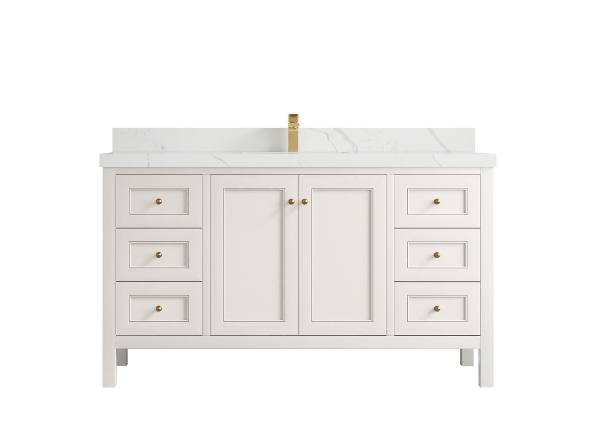Nashville 60 in. W x 22 in. D Single Sink Bathroom Vanity - Willow Bath and Vanity