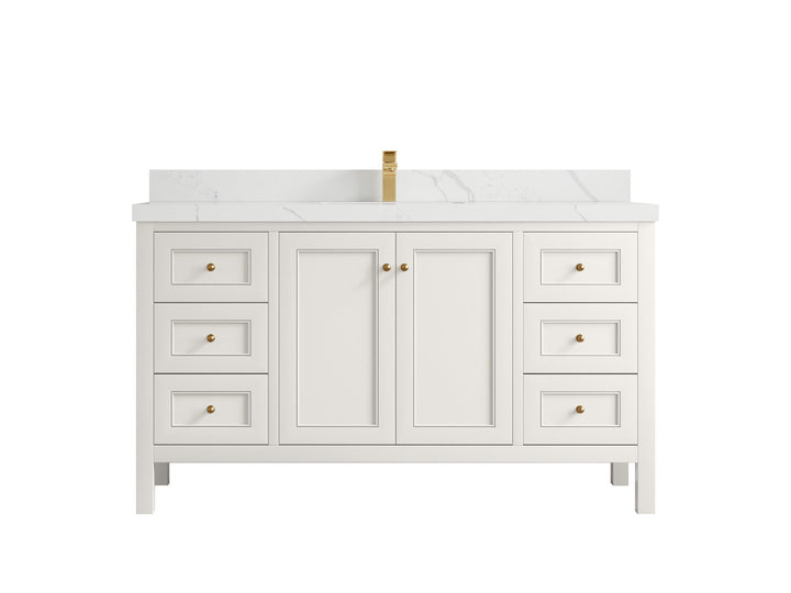 Nashville 60 in. W x 22 in. D Single Sink Bathroom Vanity - photo 21