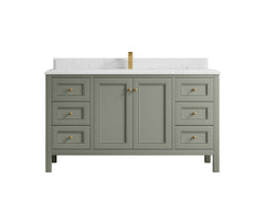 Nashville 60 in. W x 22 in. D Single Sink Bathroom Vanity - photo 35
