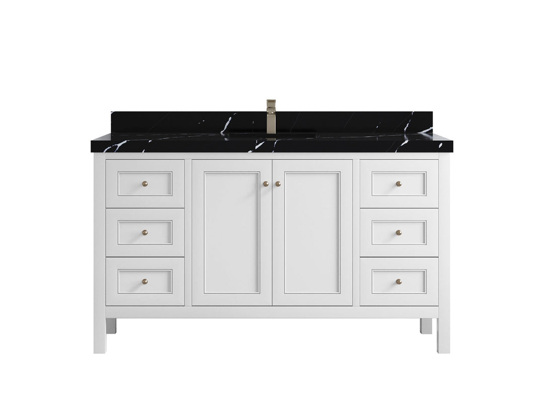 Nashville 60 in. W x 22 in. D Single Sink Bathroom Vanity - Willow Bath and Vanity