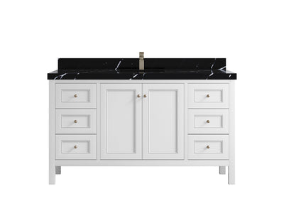 Nashville 60 in. W x 22 in. D Single Sink Bathroom Vanity - Willow Bath and Vanity