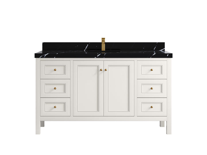 Nashville 60 in. W x 22 in. D Single Sink Bathroom Vanity - photo 17