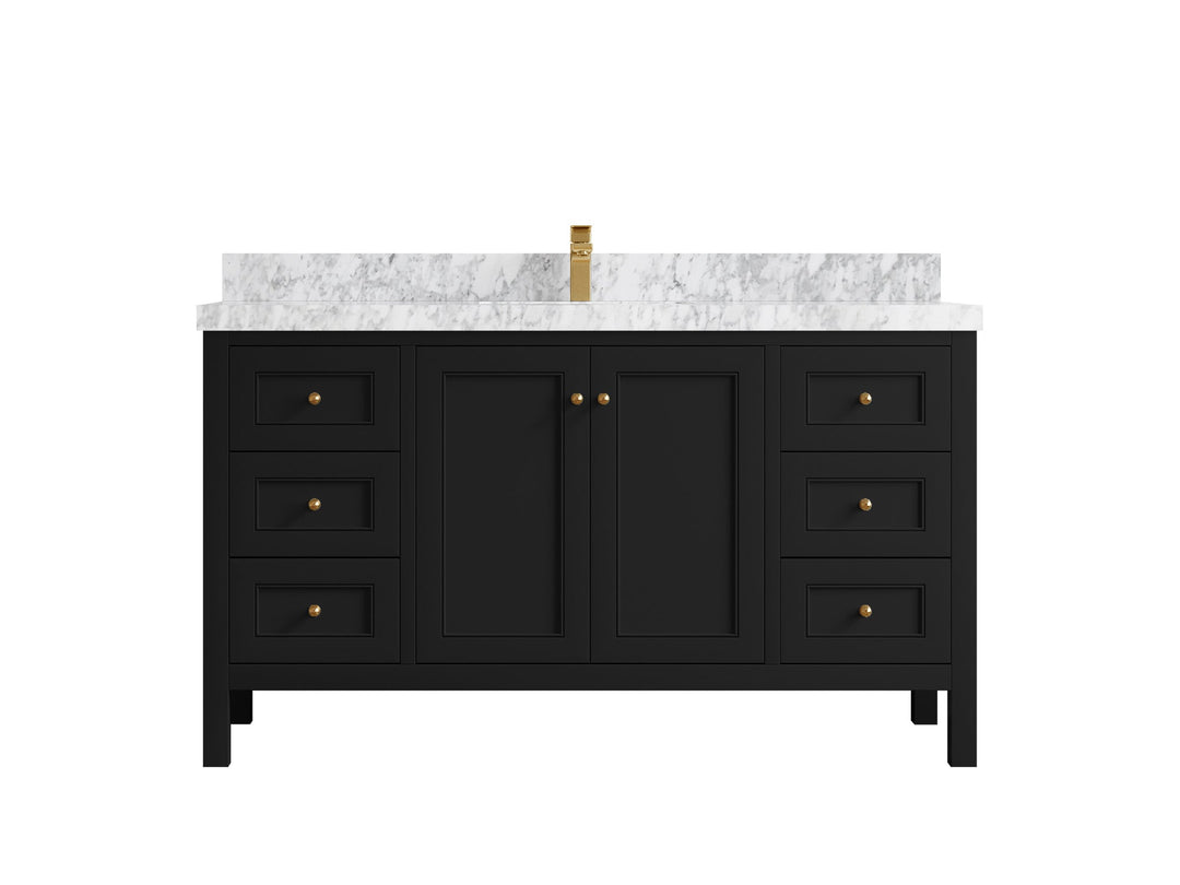 Nashville 60 in. W x 22 in. D Single Sink Bathroom Vanity - Willow Bath and Vanity
