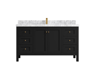 Nashville 60 in. W x 22 in. D Single Sink Bathroom Vanity - Willow Bath and Vanity