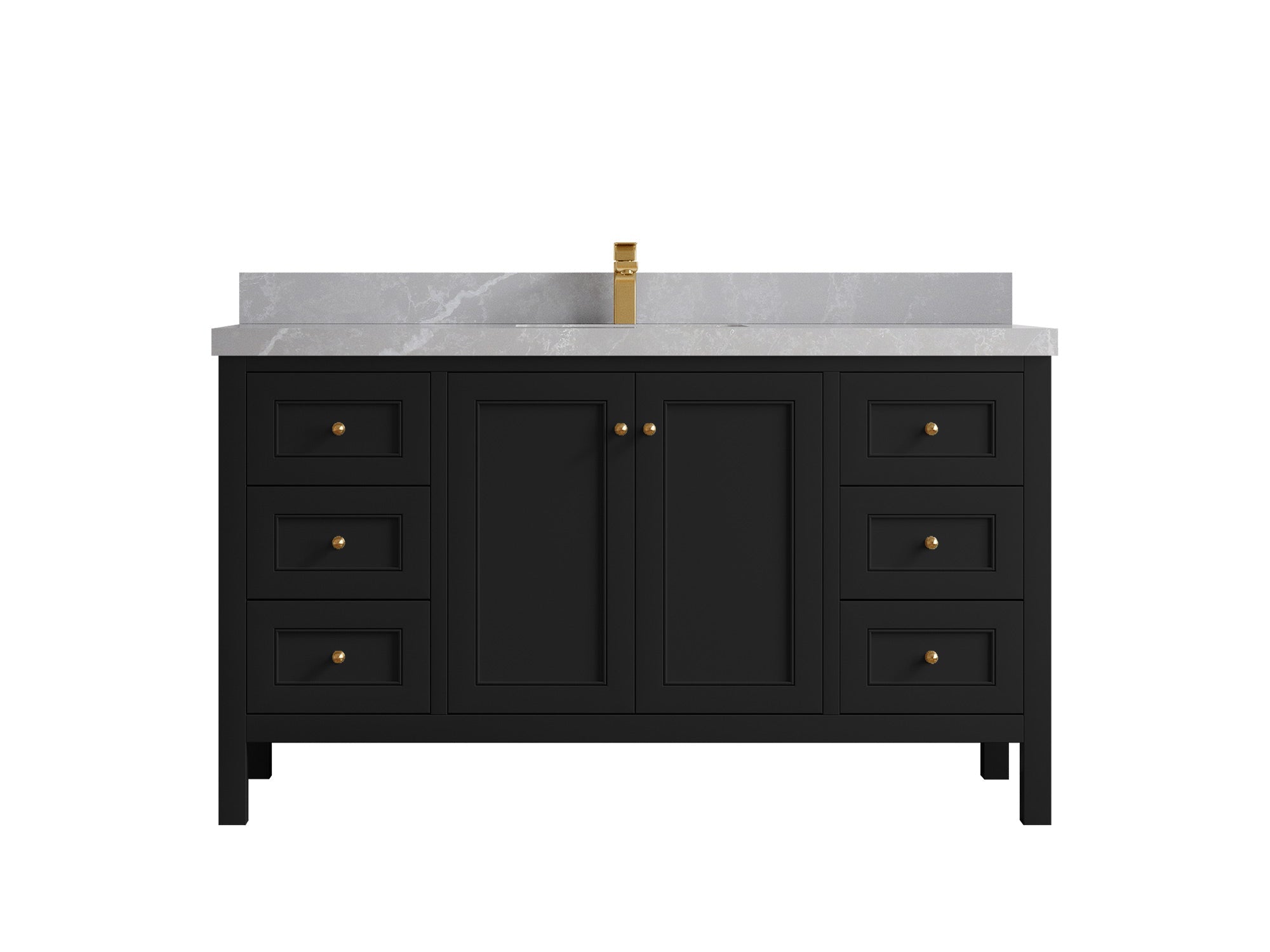 Nashville 60 in. W x 22 in. D Single Sink Bathroom Vanity - Willow Bath and Vanity