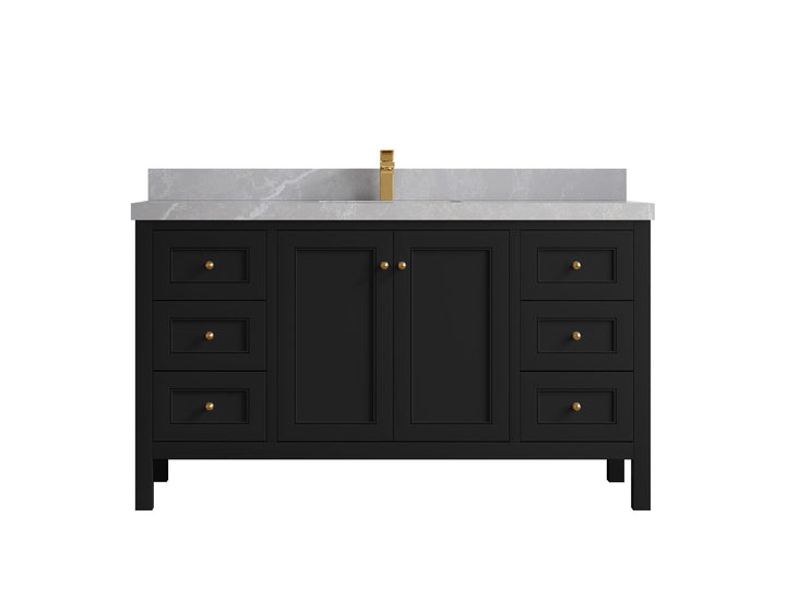 Nashville 60 in. W x 22 in. D Single Sink Bathroom Vanity - photo 23