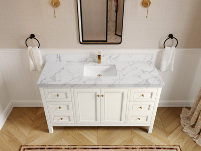 Nashville 60 in. W x 22 in. D Single Sink Bathroom Vanity - Willow Bath and Vanity