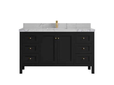 Nashville 60 in. W x 22 in. D Single Sink Bathroom Vanity - Willow Bath and Vanity