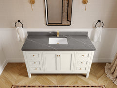 Nashville 60 in. W x 22 in. D Single Sink Bathroom Vanity - photo 42