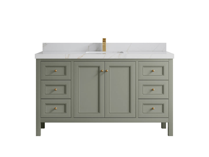 Nashville 60 in. W x 22 in. D Single Sink Bathroom Vanity - photo 27