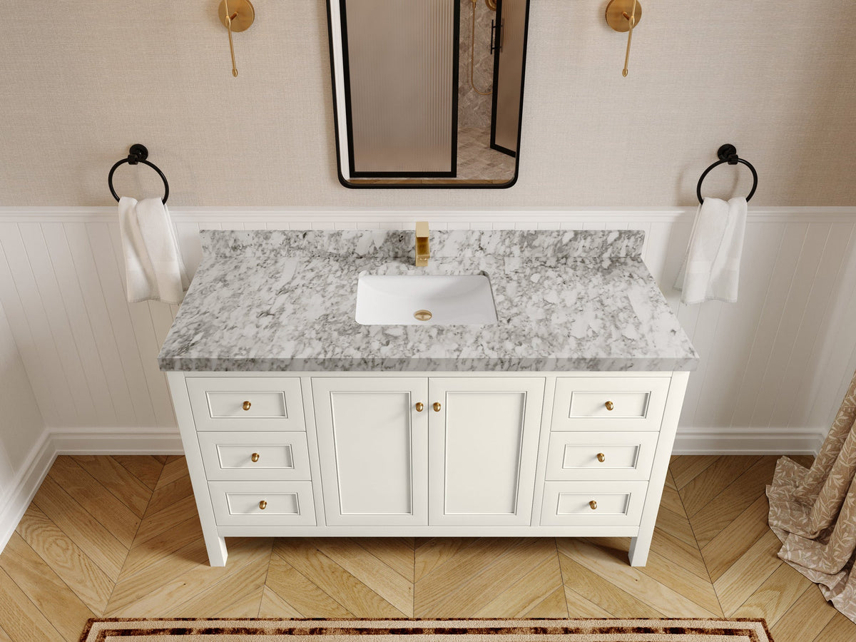 Nashville 60 in. W x 22 in. D Single Sink Bathroom Vanity - Willow Bath and Vanity