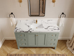 Nashville 60 in. W x 22 in. D Single Sink Bathroom Vanity - photo 48