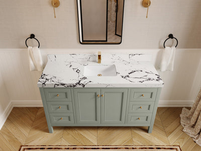 Nashville 60 in. W x 22 in. D Single Sink Bathroom Vanity - Willow Bath and Vanity