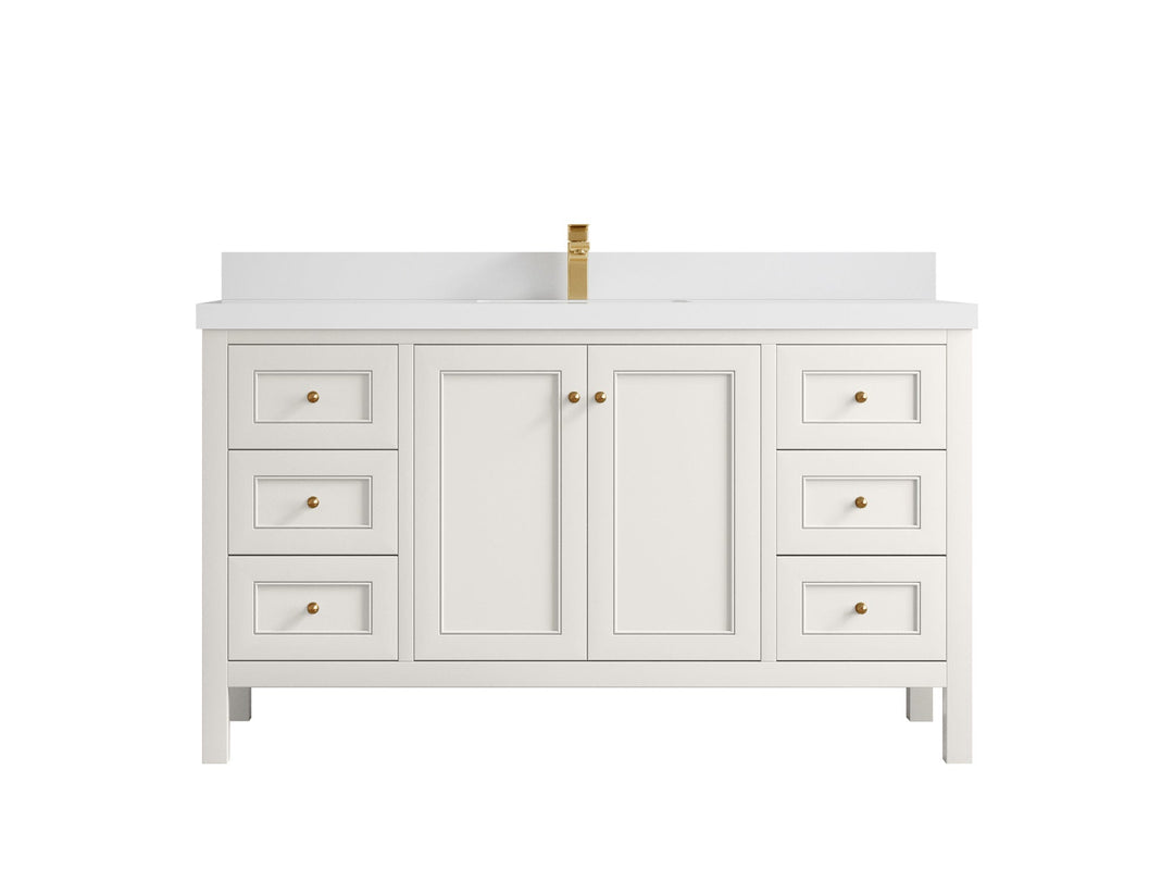 Nashville 60 in. W x 22 in. D Single Sink Bathroom Vanity - Willow Bath and Vanity