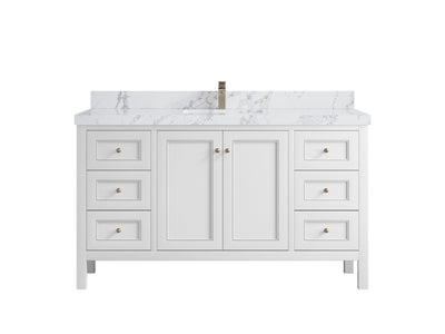 Nashville 60 in. W x 22 in. D Single Sink Bathroom Vanity - Willow Bath and Vanity