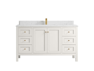 Nashville 60 in. W x 22 in. D Single Sink Bathroom Vanity - Willow Bath and Vanity