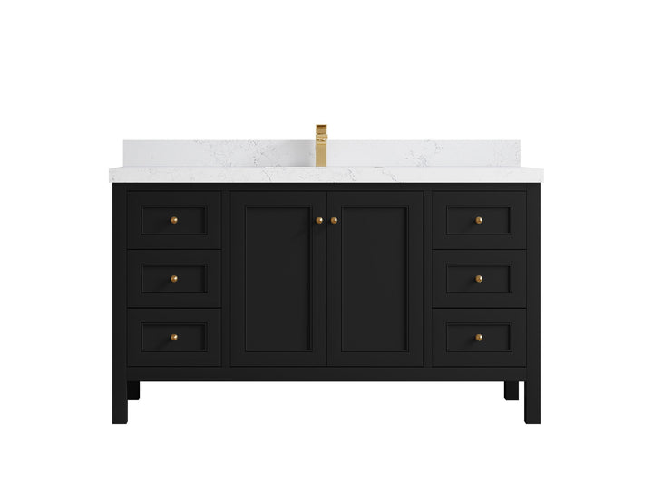Nashville 60 in. W x 22 in. D Single Sink Bathroom Vanity - photo 33