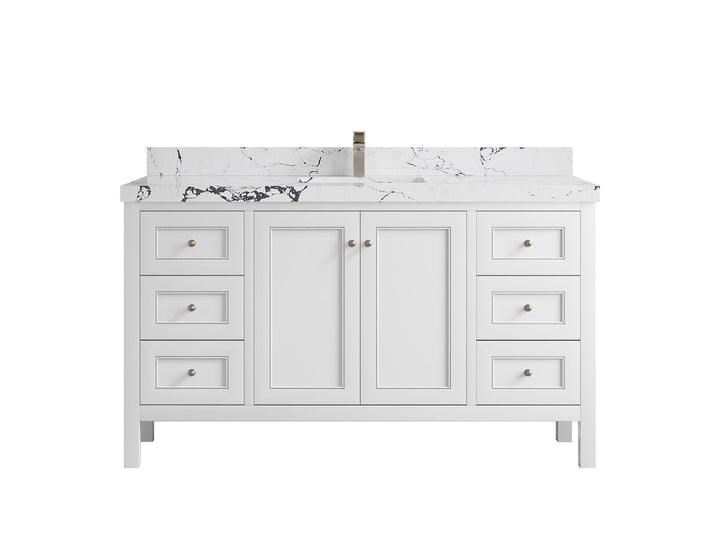Nashville 60 in. W x 22 in. D Single Sink Bathroom Vanity - photo 49