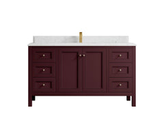 Nashville 60 in. W x 22 in. D Single Sink Bathroom Vanity - photo 29