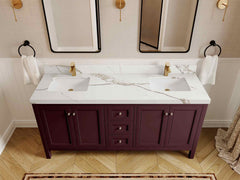 Nashville 72 in. W x 22 in. D Double Sink Bathroom Vanity - photo 26