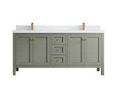 Nashville 72 in. W x 22 in. D Double Sink Bathroom Vanity - photo 15