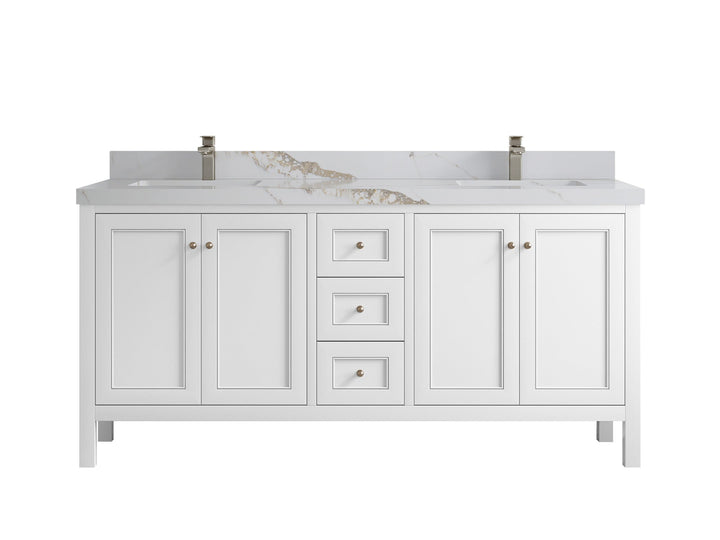 Nashville 72 in. W x 22 in. D Double Sink Bathroom Vanity - photo 37