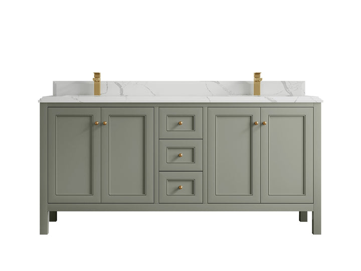 Nashville 72 in. W x 22 in. D Double Sink Bathroom Vanity - photo 33