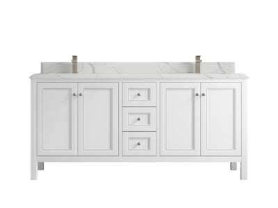 Nashville 72 in. W x 22 in. D Double Sink Bathroom Vanity - Willow Bath and Vanity