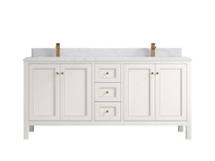 Nashville 72 in. W x 22 in. D Double Sink Bathroom Vanity - photo 47
