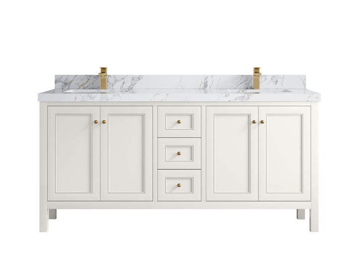 Nashville 72 in. W x 22 in. D Double Sink Bathroom Vanity - photo 37